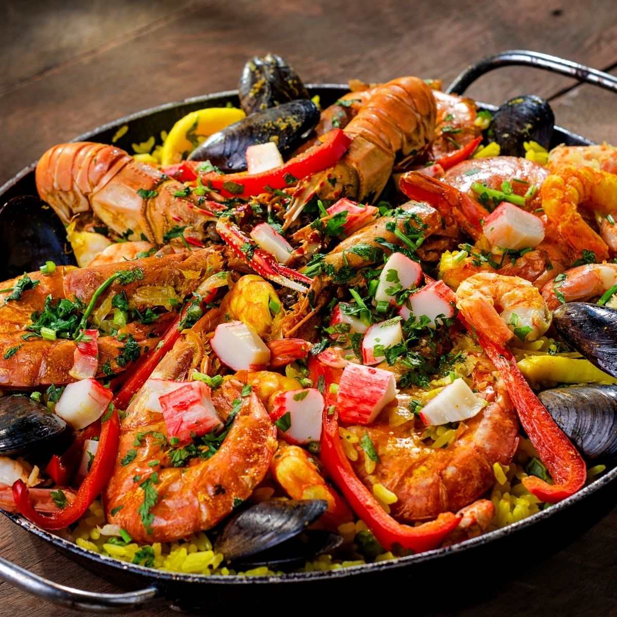 Fruits de Mer, Paella and Surimi
