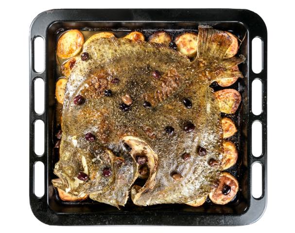 Turbot in the oven