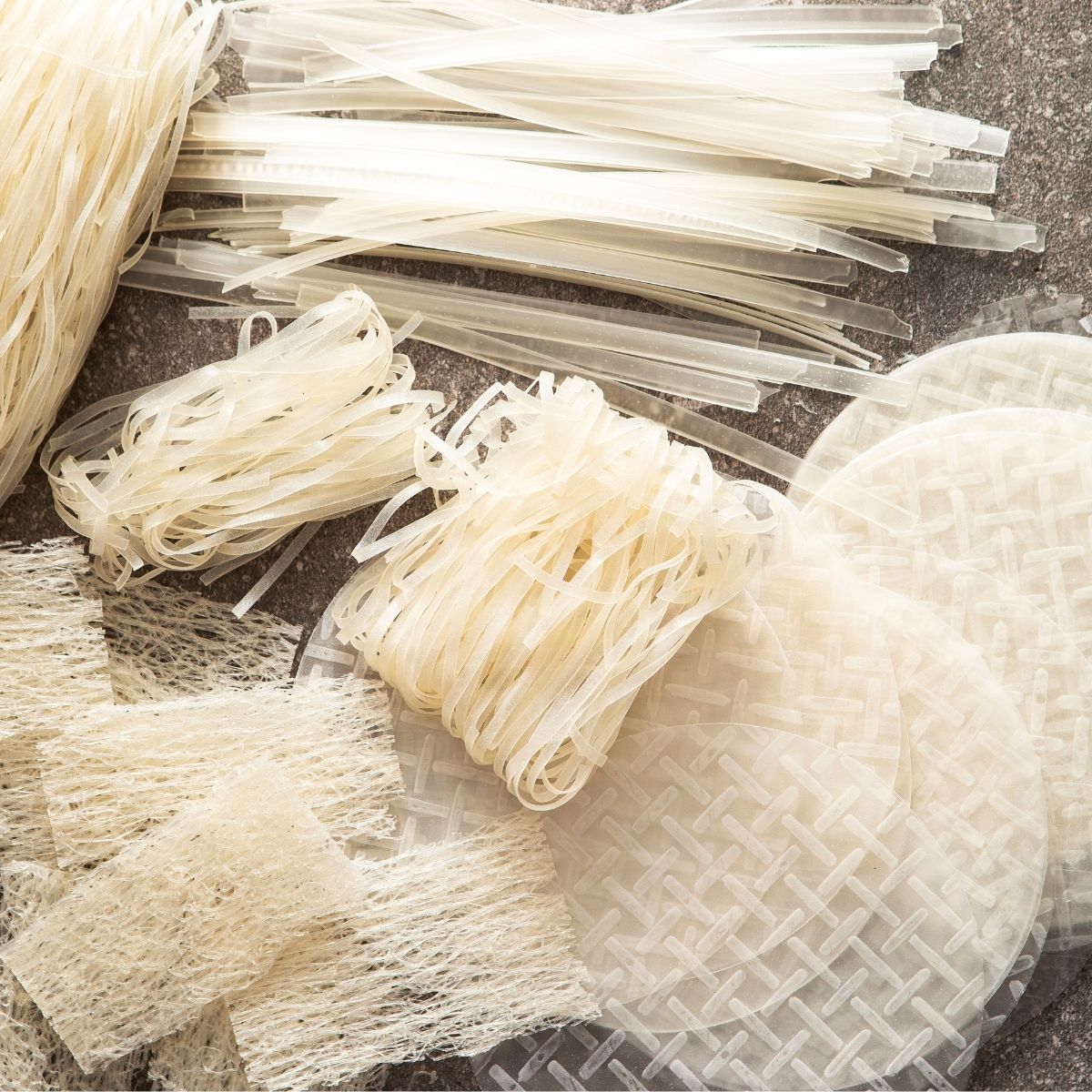Noedels, Vermicelli en Rijstpapier