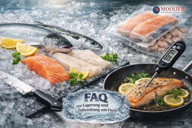 Aufbewahrung und Zubereitung von Fisch