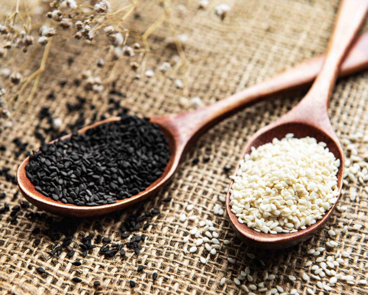 Sesame seeds: ancient nutritious product with strong flavor
