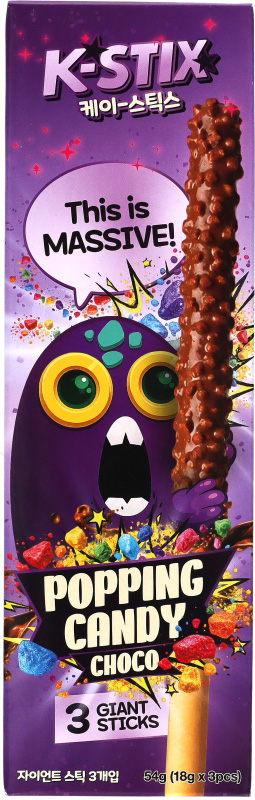 Popping Candy Choco Sticks