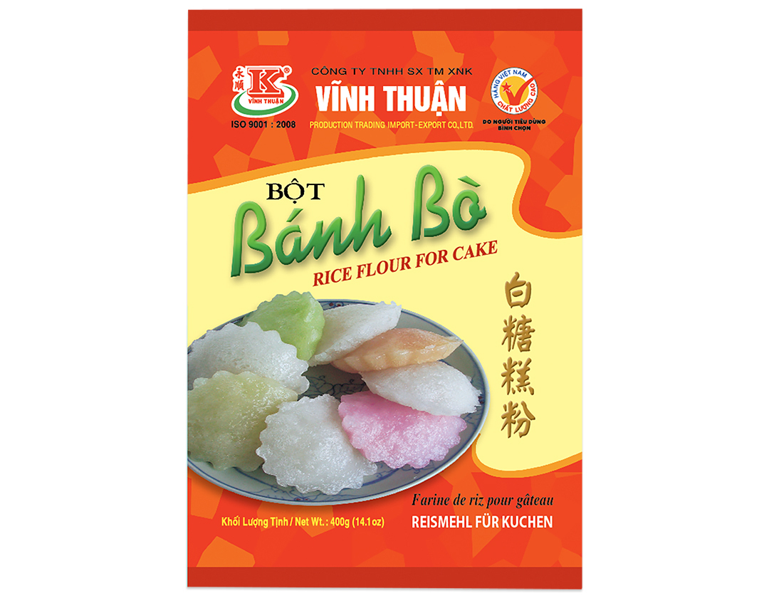 Reismehl für Kuchen „Bot Banh Beo“