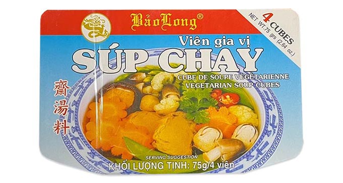Vegetarian Soup Cubes “Sup Chay”