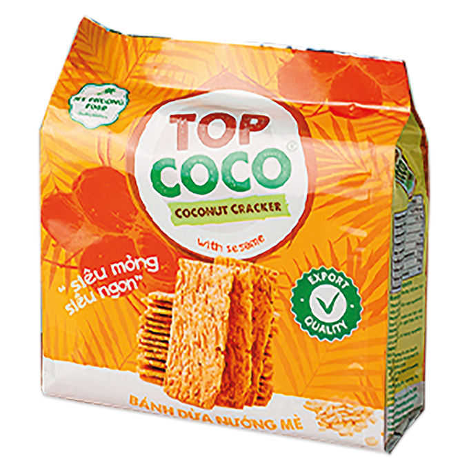 Cracker mit Kokos und Sesam