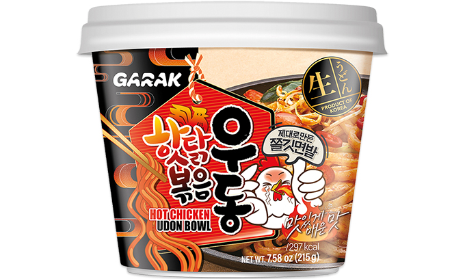 Udon Noodles with Spicy Chicken Flavor