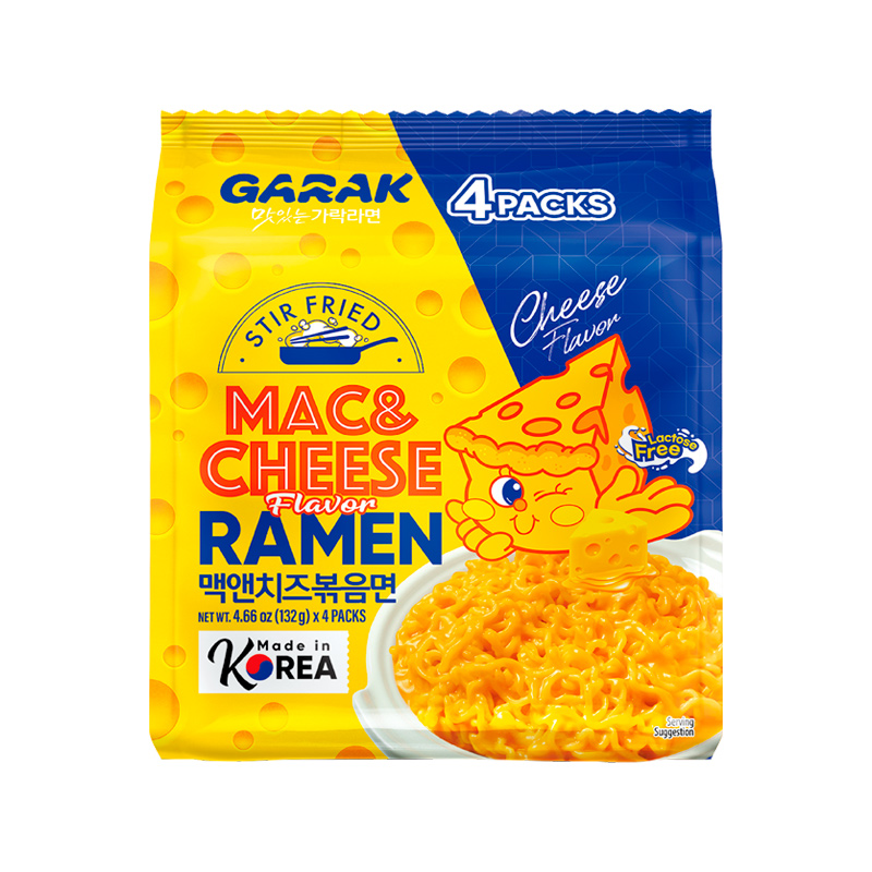 GARAK Ramen Stir-Fried Macaroni met Kaassmaak 8x4x137g