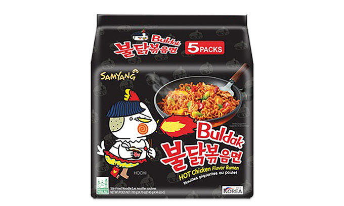 Instant Noodles with Hot Chicken Flavour