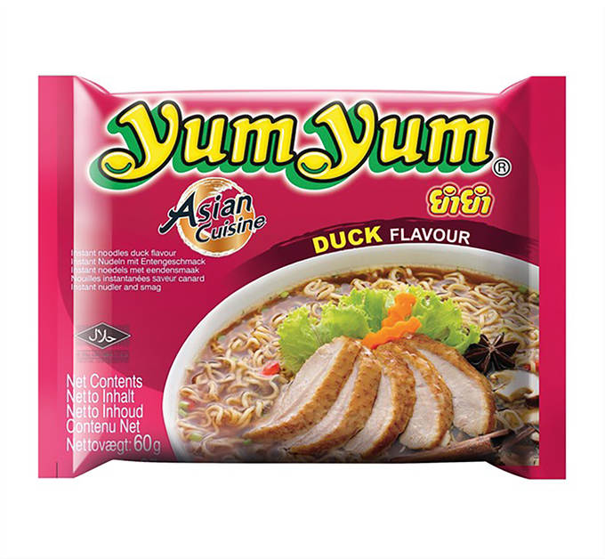 Instant Noodles with Duck Flavor