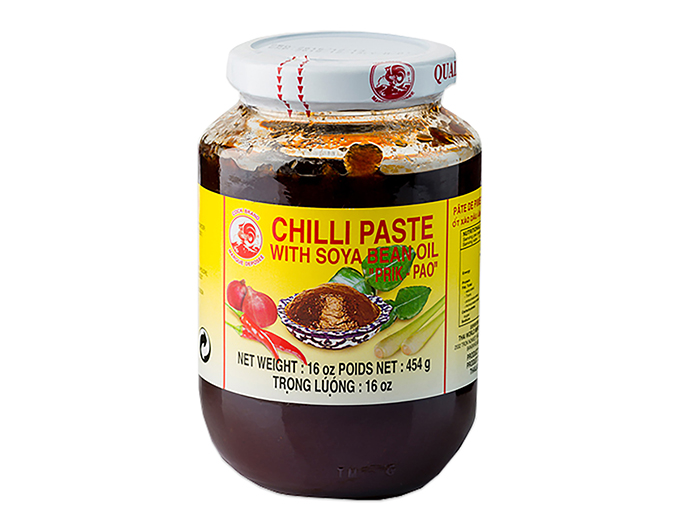 Chili Paste mit Sojabohnenöl