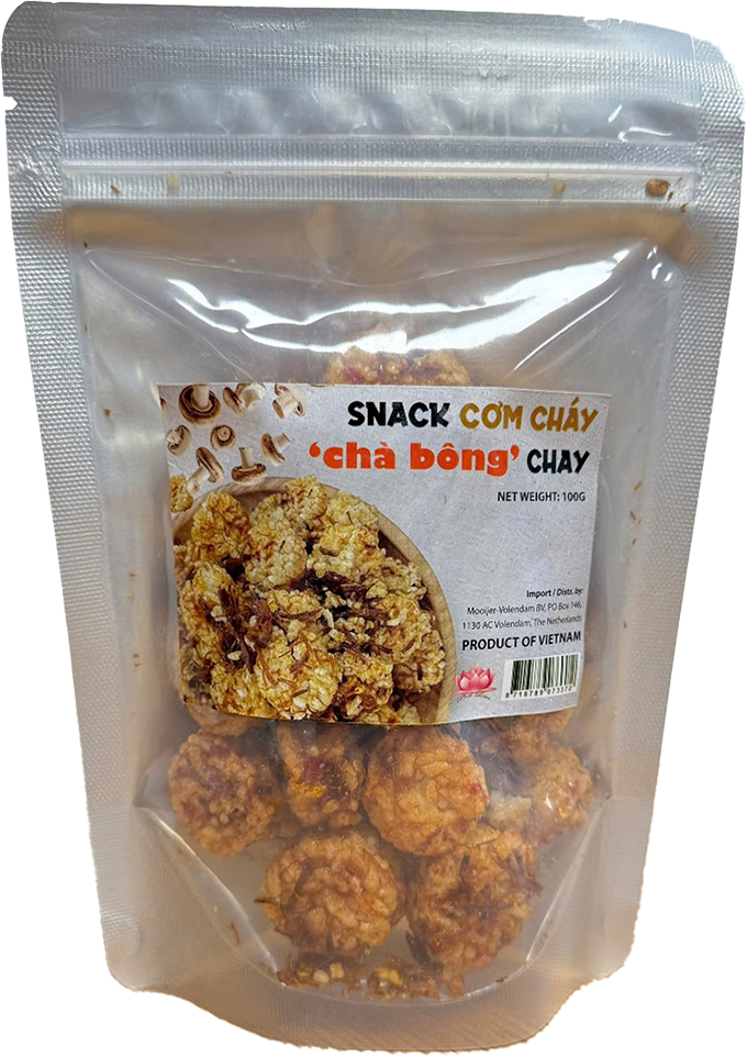 Knapperige Rijst met Champignonvlokken