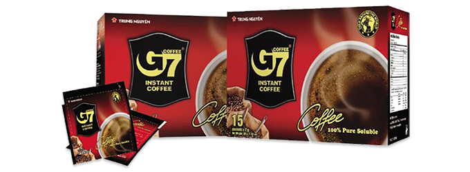 G7 Instant Koffie Zwart (15 zakjes)