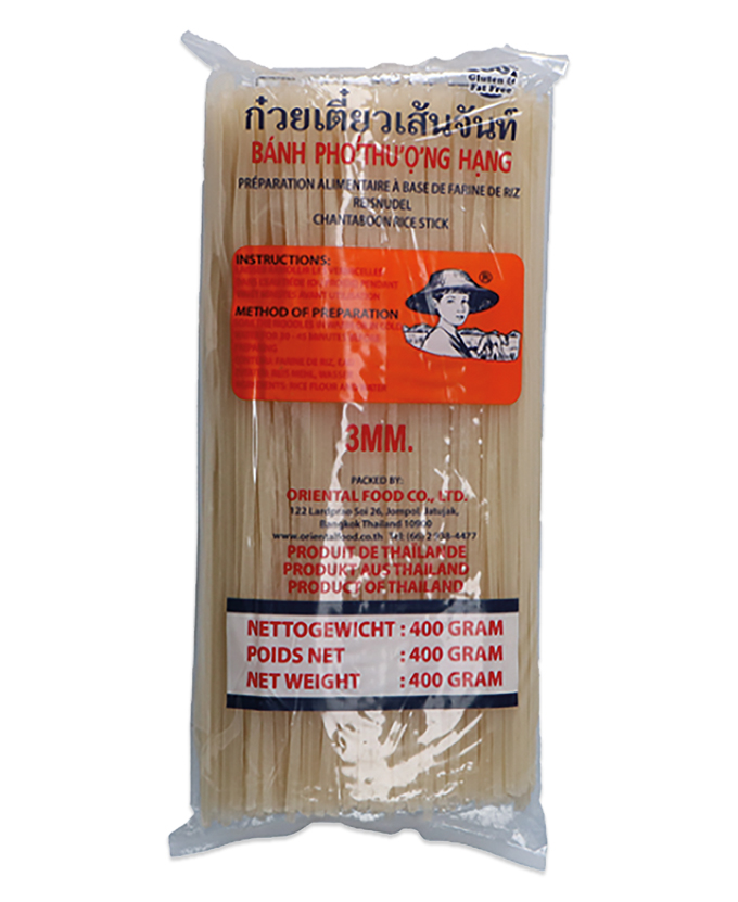 Rice Noodles 3Mm (Straight)  3 MM