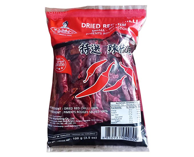 Dried Chili without Stem