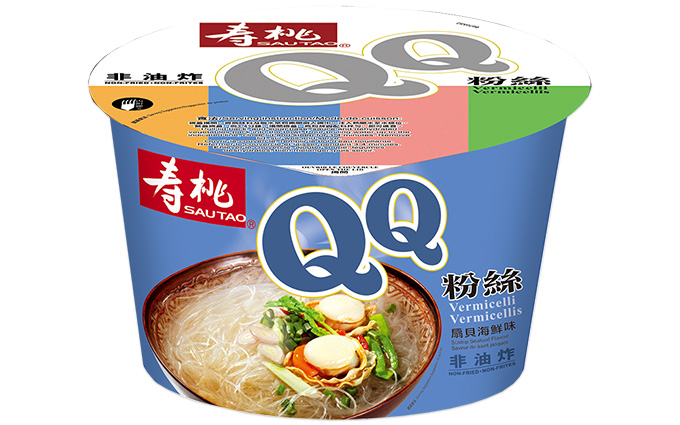 Vermicelli bowl with scallop and seafood flavour