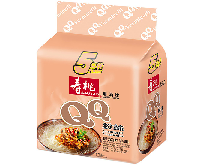 5pkts vermicelli pork and pickled mustard flavour