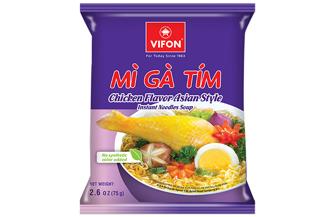 Instant Noodlessoup with Chickenflavour “Mi Ga Tim