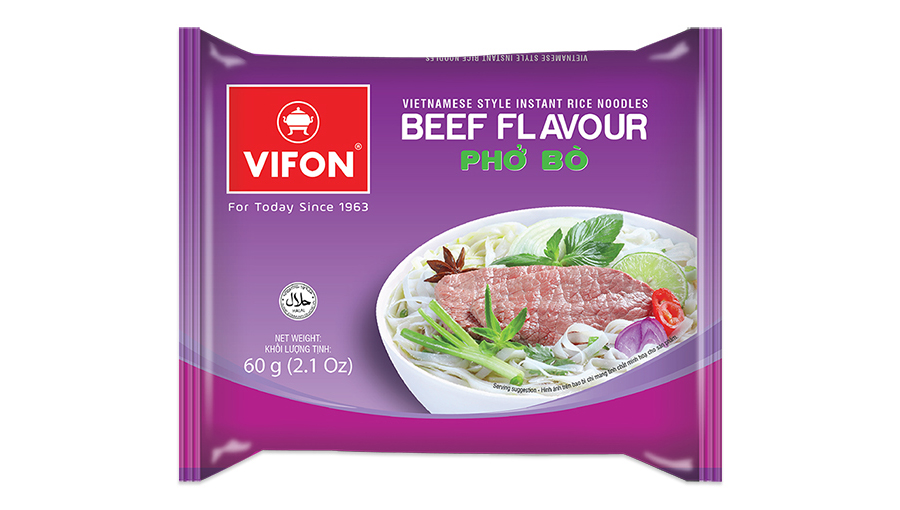 Instant Rice Noodles with Beef Flavor “Pho Bo”