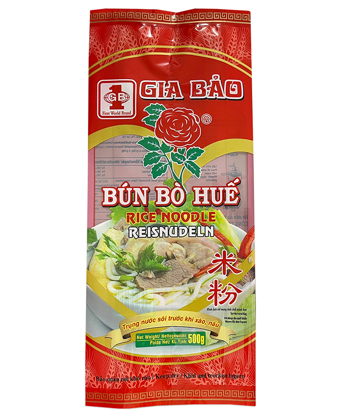 Rijstnoedels GIA BAO (Bun Bo Hue)  1,5 MM