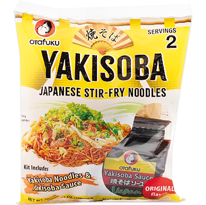 Weizennudeln mit Yakisoba-Soße