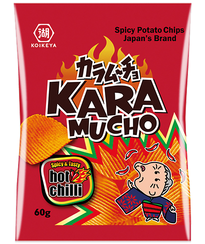 Karamucho Kammschnitt-Chips Hot Chili