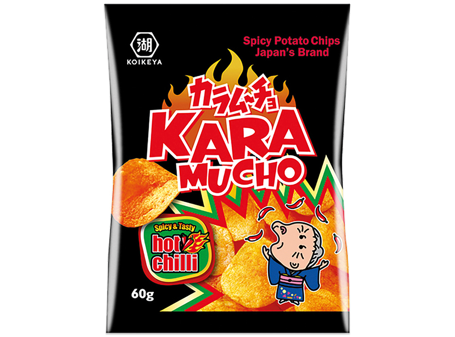 Karamucho Potato Flat Cut Chips Hot Chili