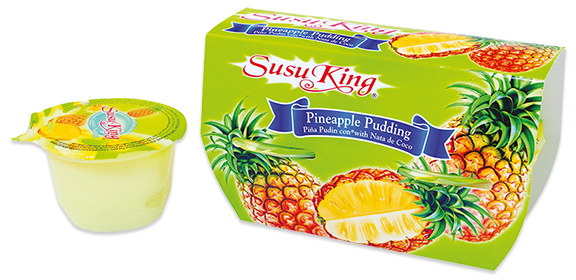 Pudding with Pineapple Flavor