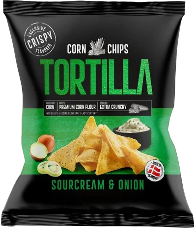 Tortilla Chips Sourcream & Onion black