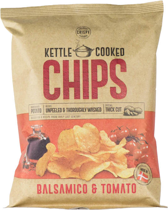Kettle Cooked Chips Balsamico & Tomato Red