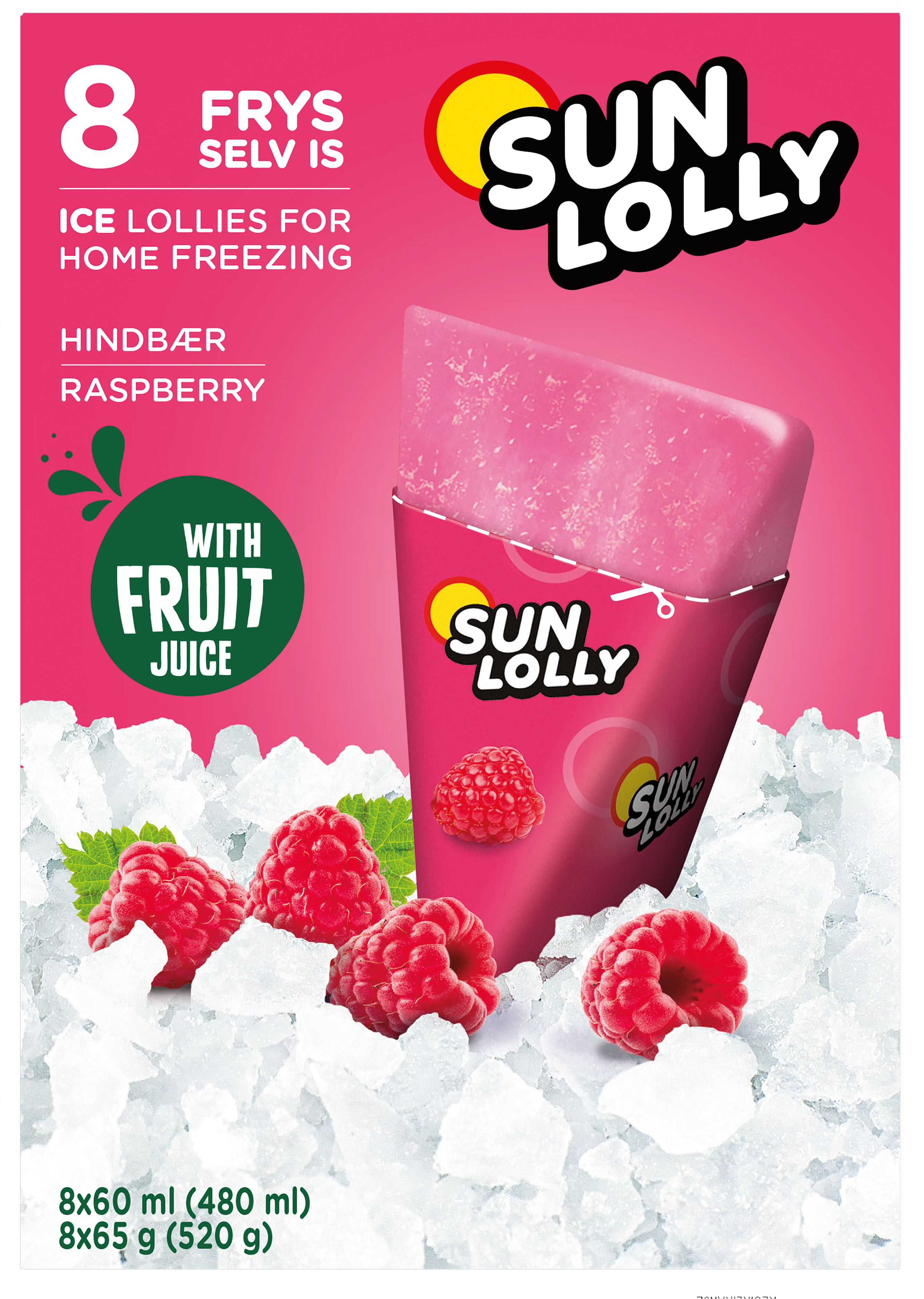 Sun lolly Raspberry Pink