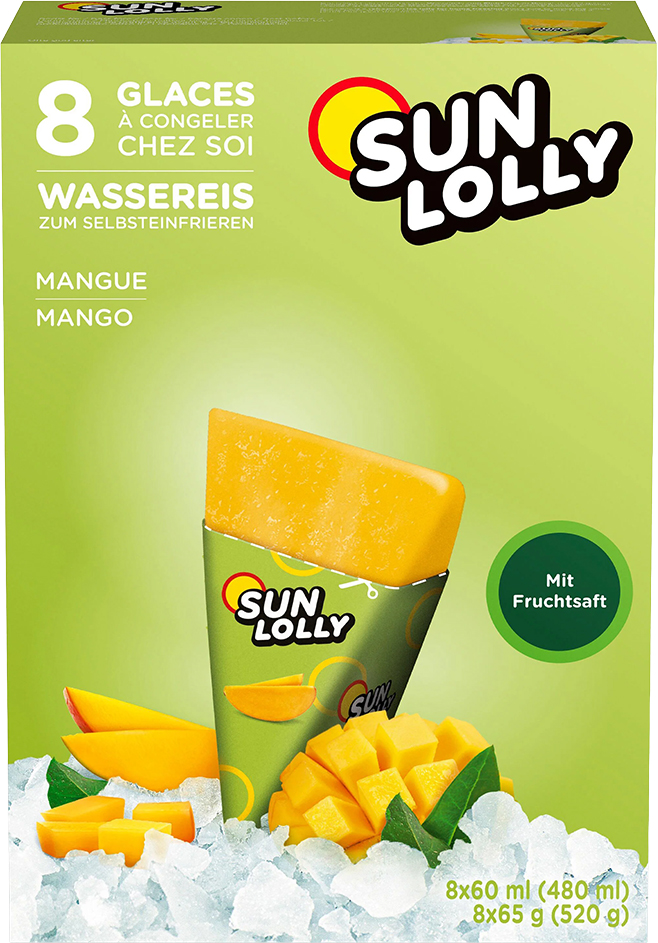 Sun Lolly Mango Green