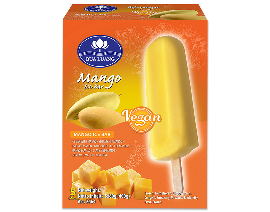 Mango ice sticks