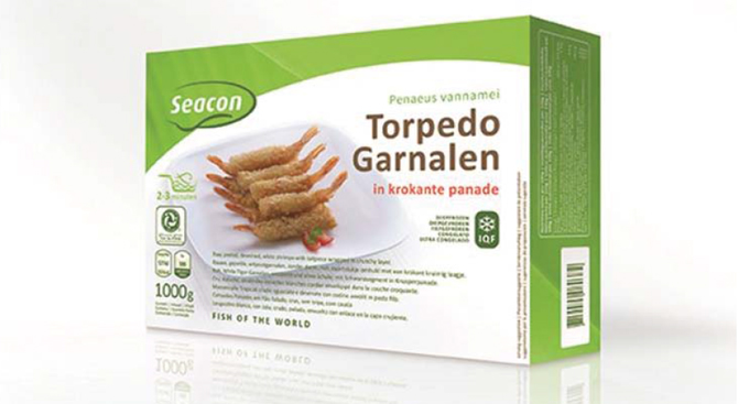 Torpedo Garnalen  58/66 PCS/KG