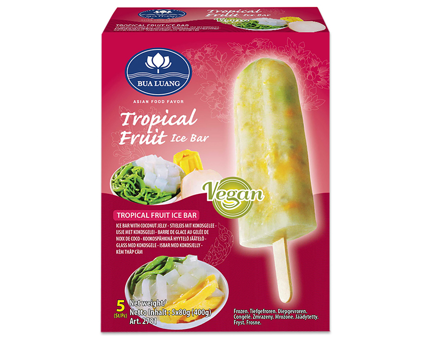 Tropischen Früchtenmix Ice Sticks