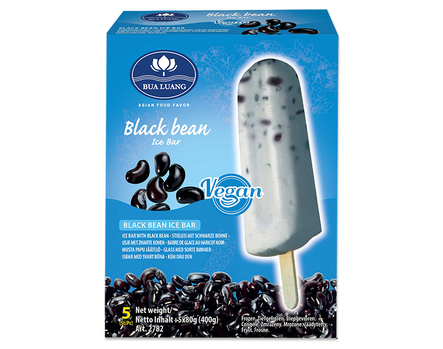 Black bean ice sticks