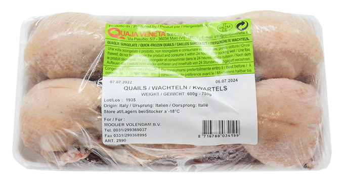 Quails  125/175 G