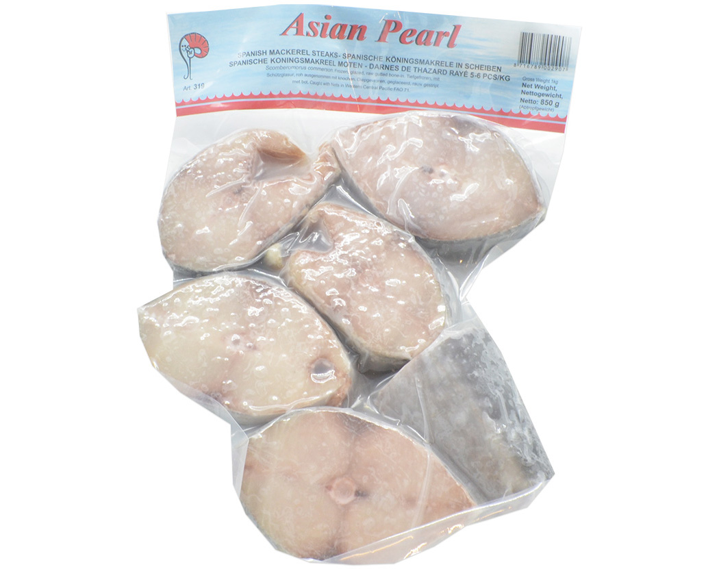 Indische Köningsmakrele in scheiben  5-6 PCS/KG