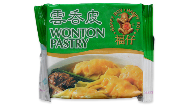 Wonton pastry sheets green  80X80 MM