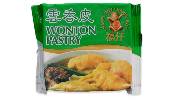 Wonton Pastry Blattern Grün  80X80 MM