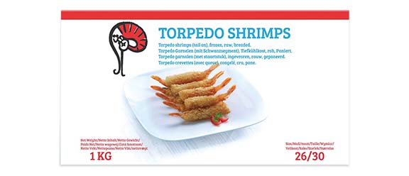 Torpedo shrimps  26/30