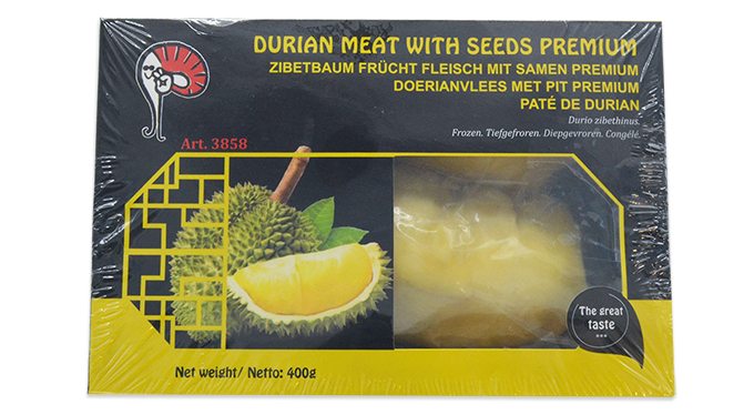 Durian Fleisch mit Kerne „Premium“  30X400 G