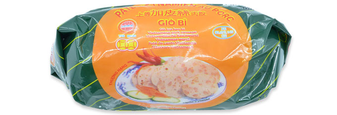 Vietnamese Pork Sausage with Rind (Gio Lua Bi)