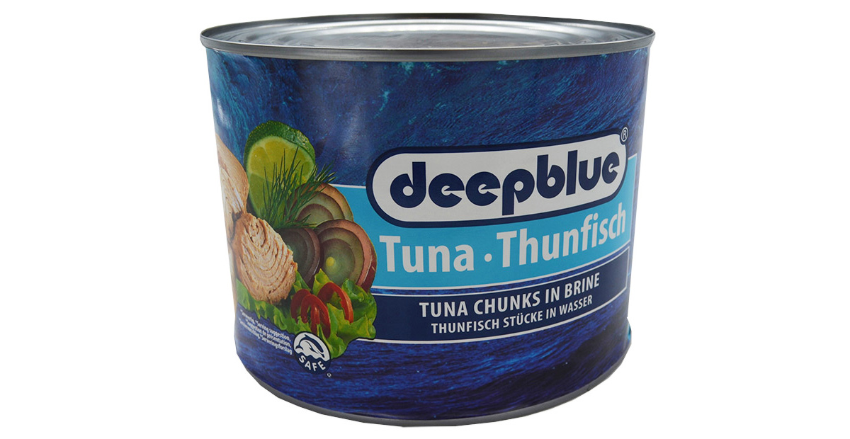 Thunfisch am Wasser Deepblue