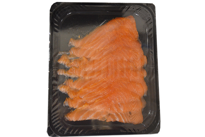 Salmonfillet tranched A