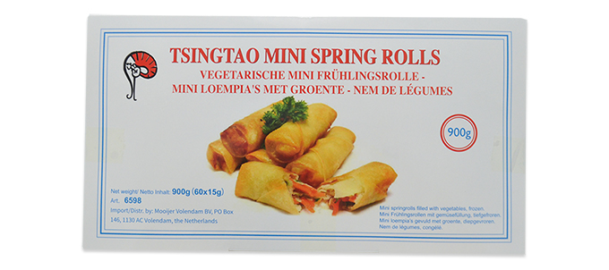 Vegetarian Mini Springrolls