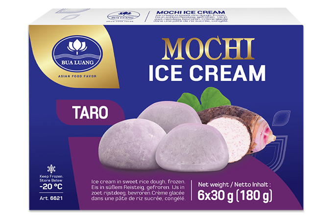 Crème Glacée au Mochi Taro  6X30 G
