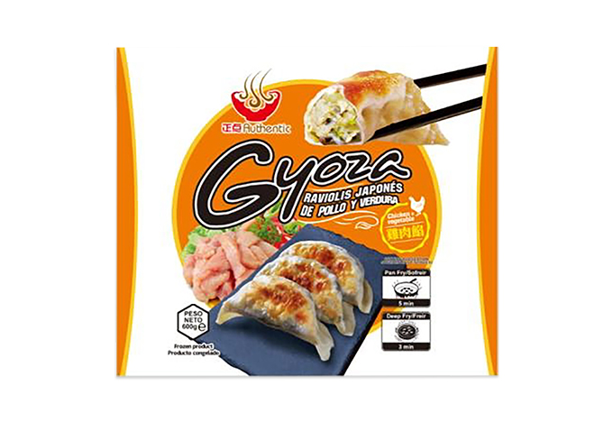 Gyoza with Chicken and Vegetables