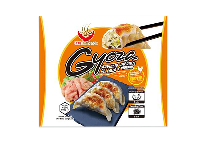 Gyoza mit Huhn und Gemüse