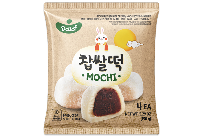 Crème Glacée Mochi aux Haricots Rouges