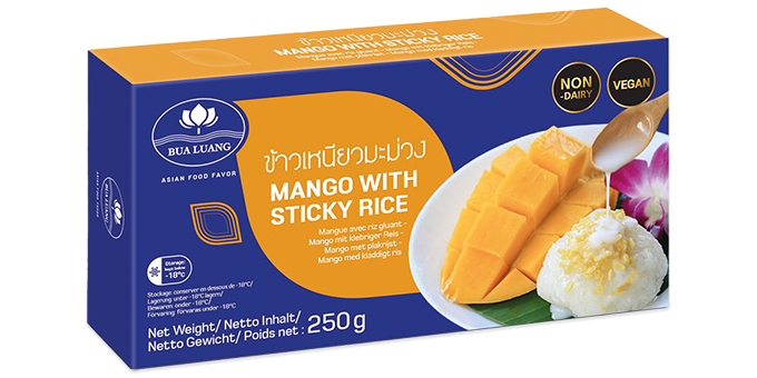 Mangue avec Riz Gluant Dessert